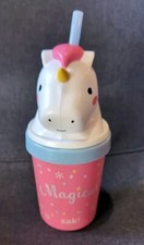 Unicorn Kids Cup With 3D Lid  Straw Zak Designs Super Sipper 13 oz Toddler NEW 