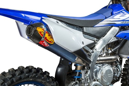 FMF 4.1 RCT Slip-On Exhaust Pipe Blue Yamaha YZ450FX 19-24/YZ450F 18-25 - 044445 - Picture 4 of 5