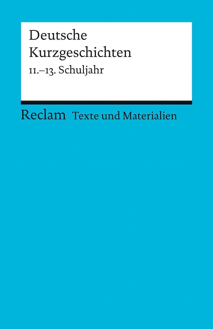 Thumbnail - Deutsche Kurzgeschichten 11.-13. Schuljahr | Winfried Ulrich |