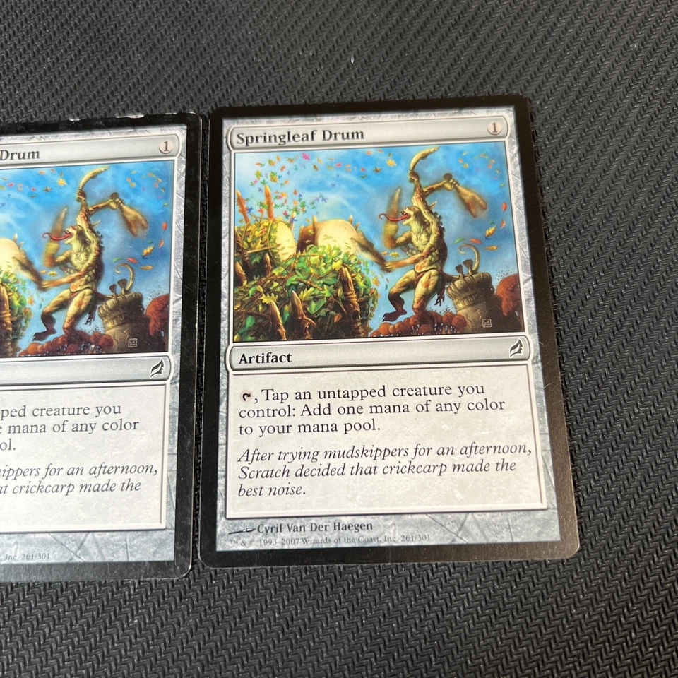 Springleaf Drum Magic The Gathering Mtg Lorwyn Card 2 - Image 3 of 4
