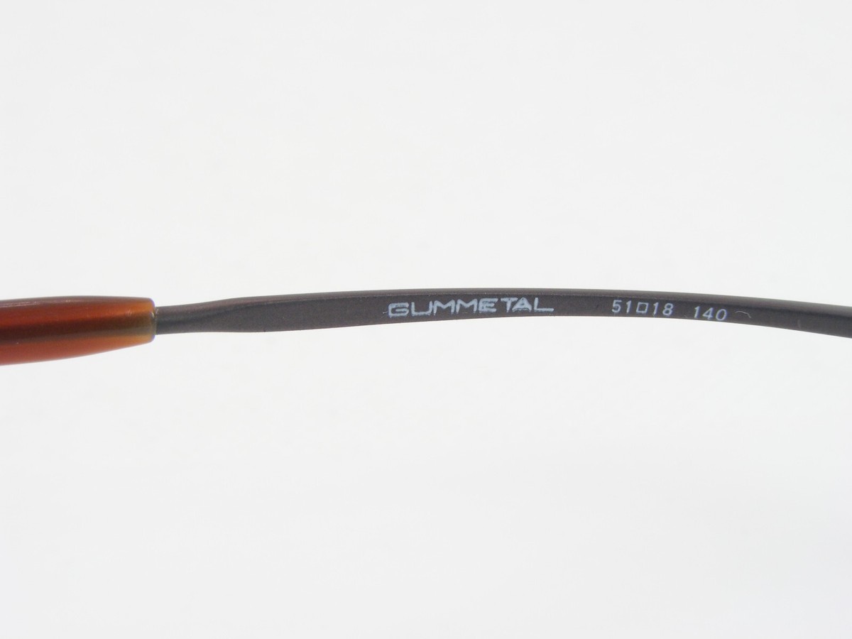 DUNDUN ドゥンドゥン　 アフリカン Vintage DUN DUN-43 GUNMETAL BROWN UNIQUE RARE EYEGLASSES