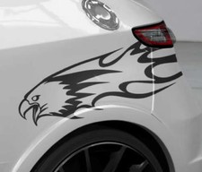 2er Auto Aufkleber Adler Tribal Flammen Tieraufkleber Vinylfolie JDM OEM Tuning