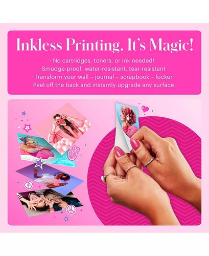 Barbie X Printomatic 2X3 Instant Print Camera, 5MP Portable Instant Camera - Sig - Picture 3 of 12