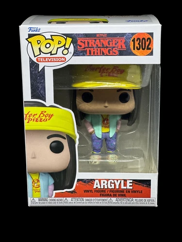 Funko Pop! Stranger Things Argyle 1302 w/Pop Protector