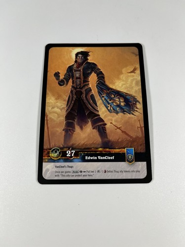 Edwin VanCleef Timewalkers 4/30 FOIL Holo WoW World of Warcraft TCG Card - Picture 6 of 6