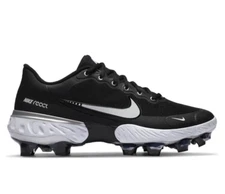 NIB Nike Alpha Huarache Elite 3 Men's Low Top MCS Baseball Cleats Black 12.5