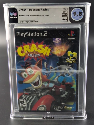 Crash Tag Team Racing 2005 PlayStation 2 PS2 Video Game WATA 9.8 Sealed A++