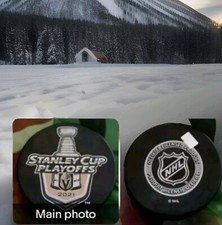 2021 STANLEY CUP PLAYOFFS VEGAS GOLDEN KNIGHTS NHL OFFICIAL HOCKEY PUCK - 🇸🇰 