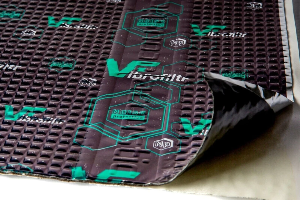 Alubutyl Auto Kfz Dämmmatte Anti - Dröhn Dämmung Isolation 3mm Boden Tür Haube - Bild 2 von 4