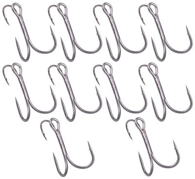 Gamakatsu Hook Treble Twinex - 10 Zwillingshaken für Stinger, Zusatz Angelhaken