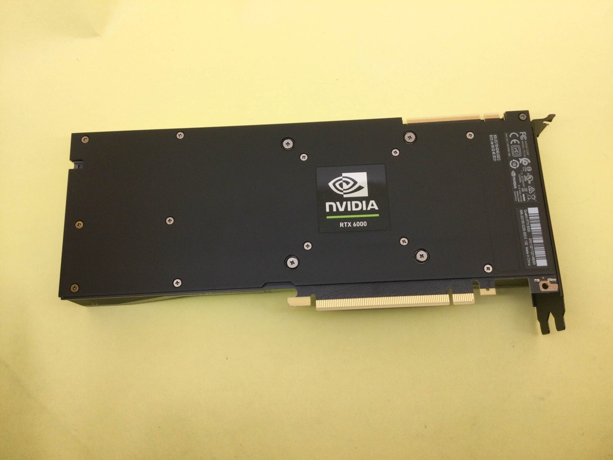 NVIDIA Quadro RTX 6000 24GB GDDR6 Graphics Card Passive Cooled | eBay