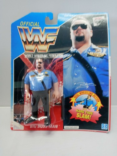 WWF WWE 1990 The Big Boss Man SummerSlam Hasbro Wr...