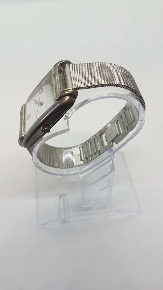 Reloj 30mm Extreme Limit Cuarzo Tono Plata para Hombre y Mujer Estuche Cuadrado Forma Foto 4 de 4