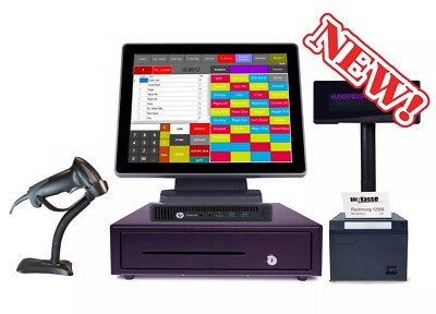 + TSE Touchscreen Computerkasse Blitz!Kasse Handel Kiosk Laden Kein ABO