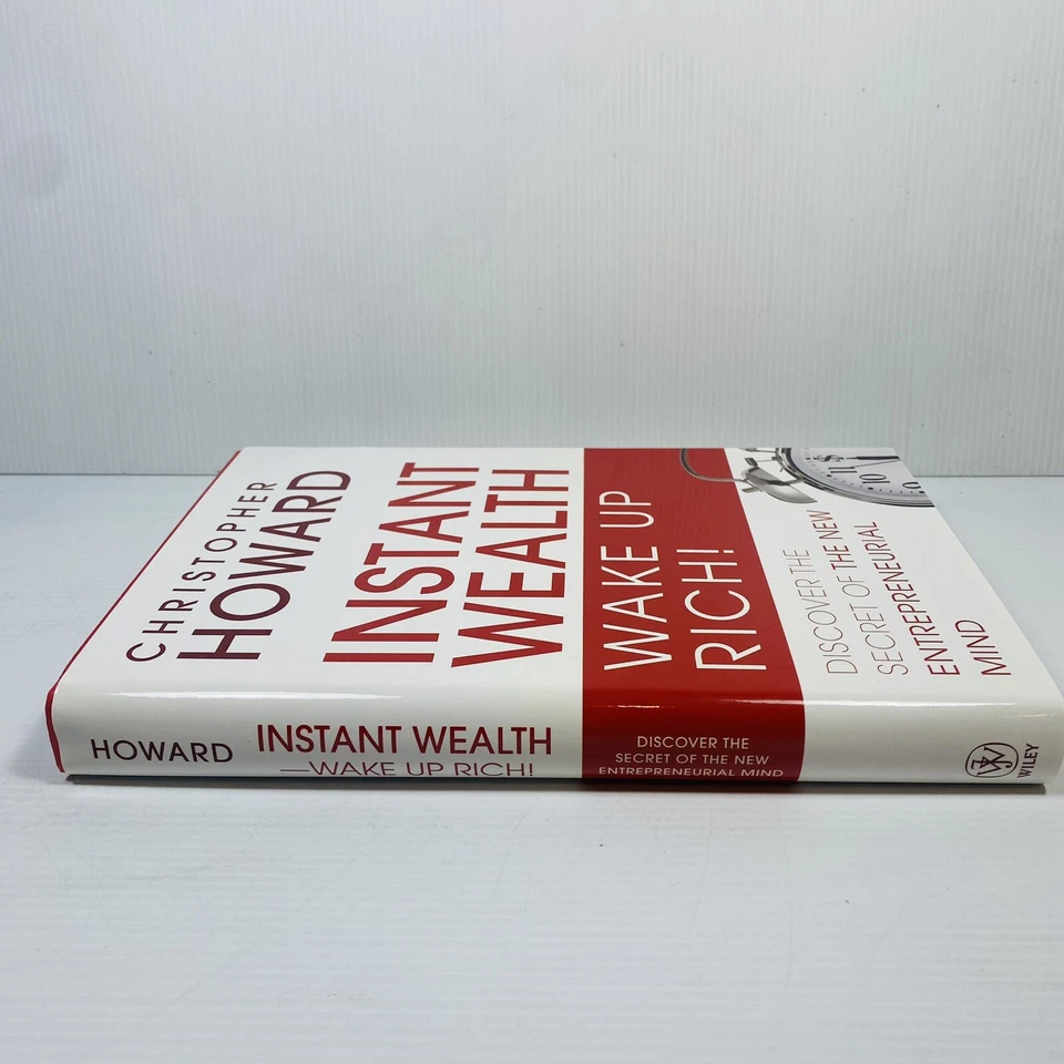 Instant Wealth Wake Up Rich! by Christopher Howard Hardcover 2010 Finance Money - Image 3 of 4