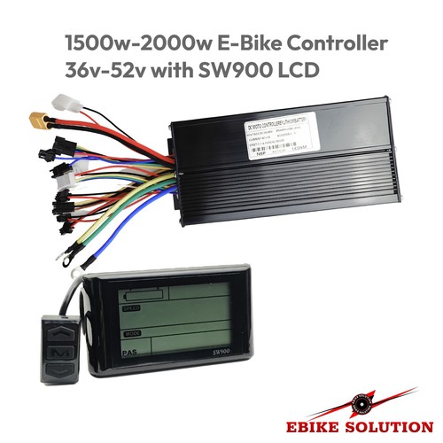 Bundle SW900 LCD With 36v/52v 40a Controller YF 1500-2000w Ebike Control Panel