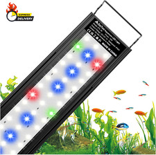 Aquarium LED Light Full Spectrum Fish Tank Lights White Blue Red Green Multi-Col