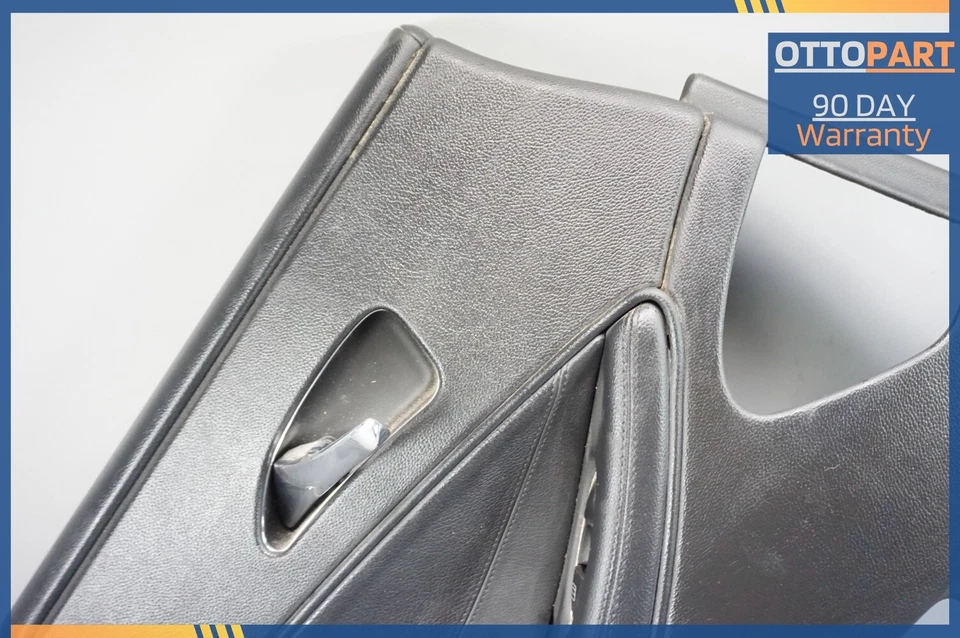 Cubierta de panel de moldura de puerta interior trasera izquierda negra Mercedes W219 CLS500 2006-2011 Foto 4 de 4