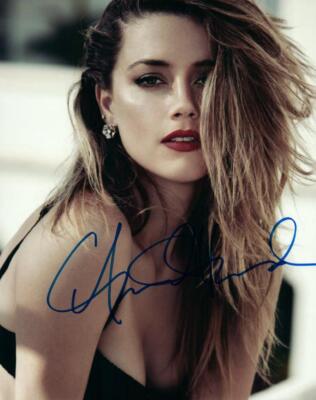 AMBER HEARD autographed signed 8x10 photo picture and COA | eBay