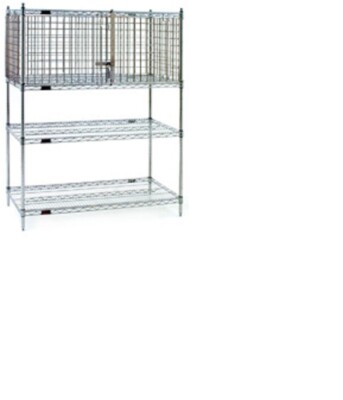Eagle Group SECM1848Z 18'' x 48'' EAGLEbrite zinc security module with hinged door