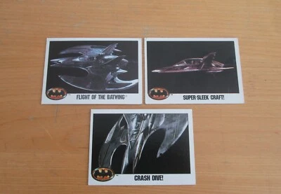 1989 BATMAN DC COMICS VAISSEAU BATMAN CARTES NEUVES - Photo 1/2