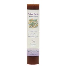 NEW Crystal Journey Herbal Magic PROBLEM SOLVING Candle - 7" Pillar