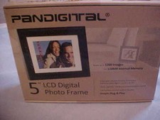 Pandigital 5" LCD Digital Photo Frame 128MB Internal Memory NIB