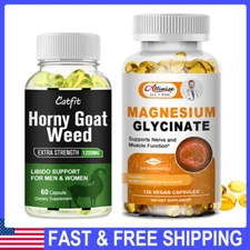 Magnesium Glycinate High Absorption,Improved Sleep,Stress&Anxiety Relief