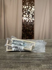 Gliderite Hardware 3343-128-BKL-SG Satin Gold W Black Embossed Leather Detail