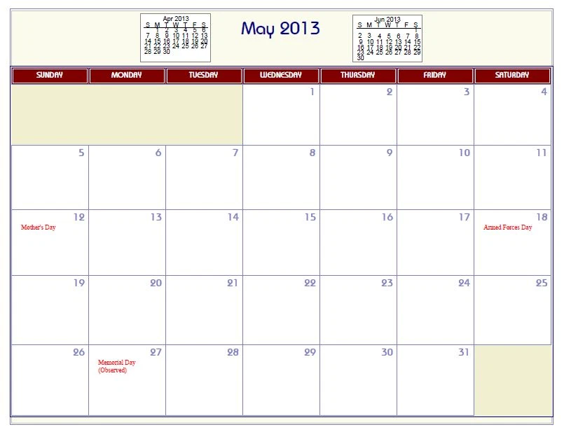 Printable PDF Wall Calendar with Common Holidays 2019, 2020, 2021,  2022..etc | eBay