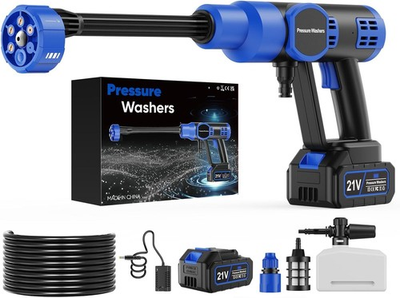 #ad Cordless Pressure Washer 5000 PSI Portable Power Washer with 21V 4.0Ah Battery $205.59