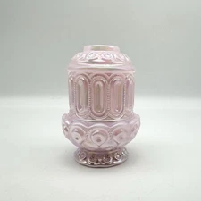 Weishar Moon & Stars Pink Crown Tuscan Carnival Mini Courting/Fairy Lamp, 3 1/4”