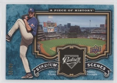 2009 A Piece of History Stadium Scenes Turquoise 46/99 Chris Young #SS-CY 1hs9