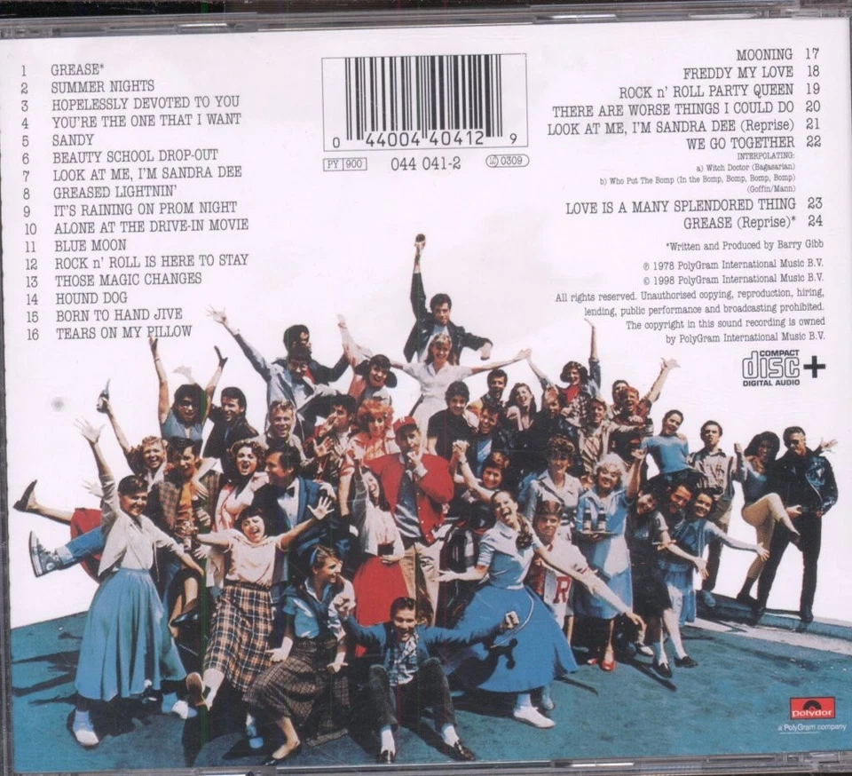 Various Artists Grease Original Soundtrack CD Germany Polydor 1991 CD. Germany - Bild 2 von 2
