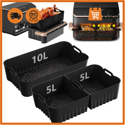 Silikonform Heißluftfritteuse Zubehör für COSORI Blaze TwinFry XXL 1