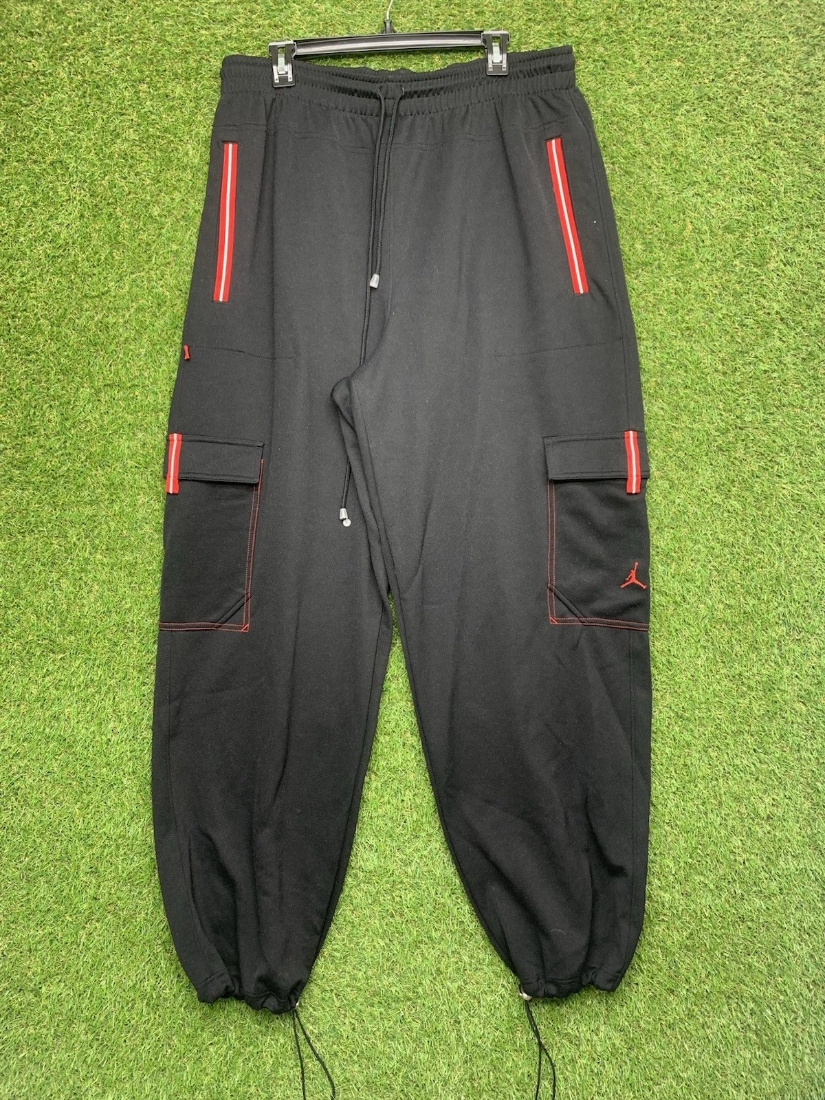 Jordan Felpa Uomo 2XL Tasche Joggers Foderato in Pile Comfort Air Y2K Cargo