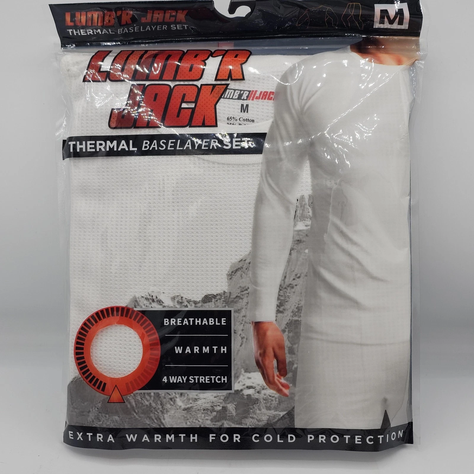 LUMB'R JACK Thermal Baselayer Set Mens Medium White Long Johns 2 Piece Warm
Opens in a new window or
