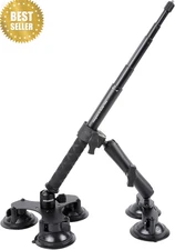 Suction Car Mount for Insta360 X5 X4 X3 X2 X One RS GoPro w/ 44.9in Stick