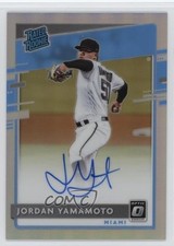 2020 Panini Donruss Optic Holo Prizm Jordan Yamamoto #RRS-JY Auto RC 0b6c