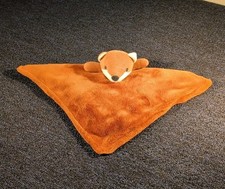 Child of Mine Carter's Brown Fox Lovey Security Blanket Stuffed Plush CUT TAG