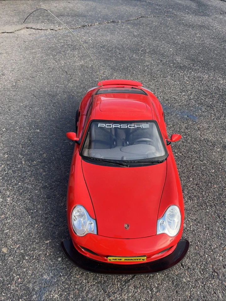 Porsche 911 New Bright RED RC 1/6 Scale Remote Control Car Only - Image 2 of 4