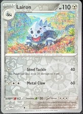Lairon 121/167 Reverse Holo Twilight Masquerade Pokemon NM