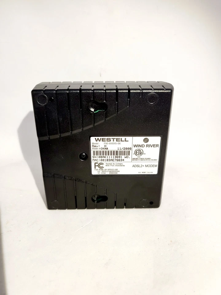 Verizon Westell ADSL2+ Modem F90-610015-06 (Unit Only) - Image 3 of 4