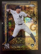 2025 Topps Gilded Collection Anthony Volpe Gold Mini Diamond #/50 #111 Yankees🔥