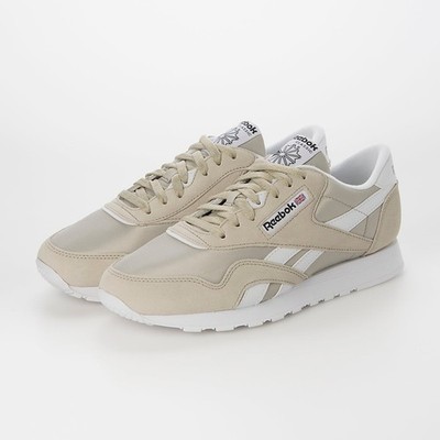 Reebok 100209549 Classic Nylon Beige Weiß Herren Größe 7-11