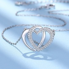 Swarovski Crystal Heart Necklace for Women - Gift For Women