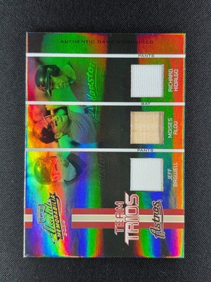Bagwell Alou Hidalgo 2005 Absolute Team Trios GU Game Used Pants Bat 3/25 ASTROS