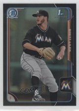 2015 Bowman Draft Chrome Asia Exclusive Black Refractor Brett Lilek #61 0a1