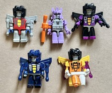 Transformers Kre-O Micro Figures 2010s Lot of 5 Deceptions Galvatron 4 Planes