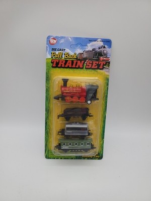 THE TOY NETWORK DIE-CAST PULL BACK TRAIN SET NEW